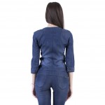 Controversial Elegant Denim Set with Pants 17145 - 102 SAV